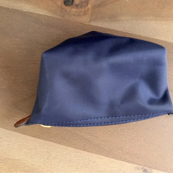 Longchamp Navy and Brown Coin Pouch - Picture 5 of 7
